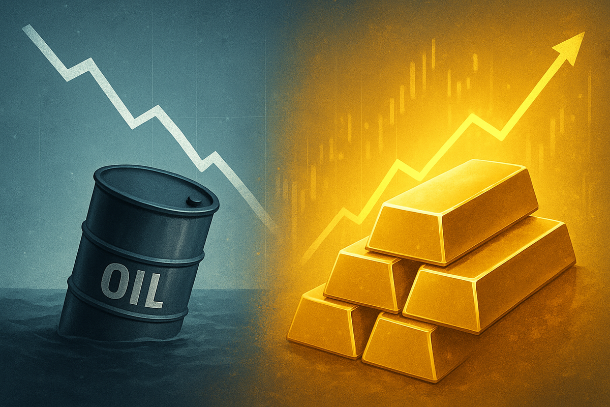 The Golden Paradox: Oil's Descent and Gold's Ascent Reshape Financial Markets Amidst Inflationary Crosscurrents