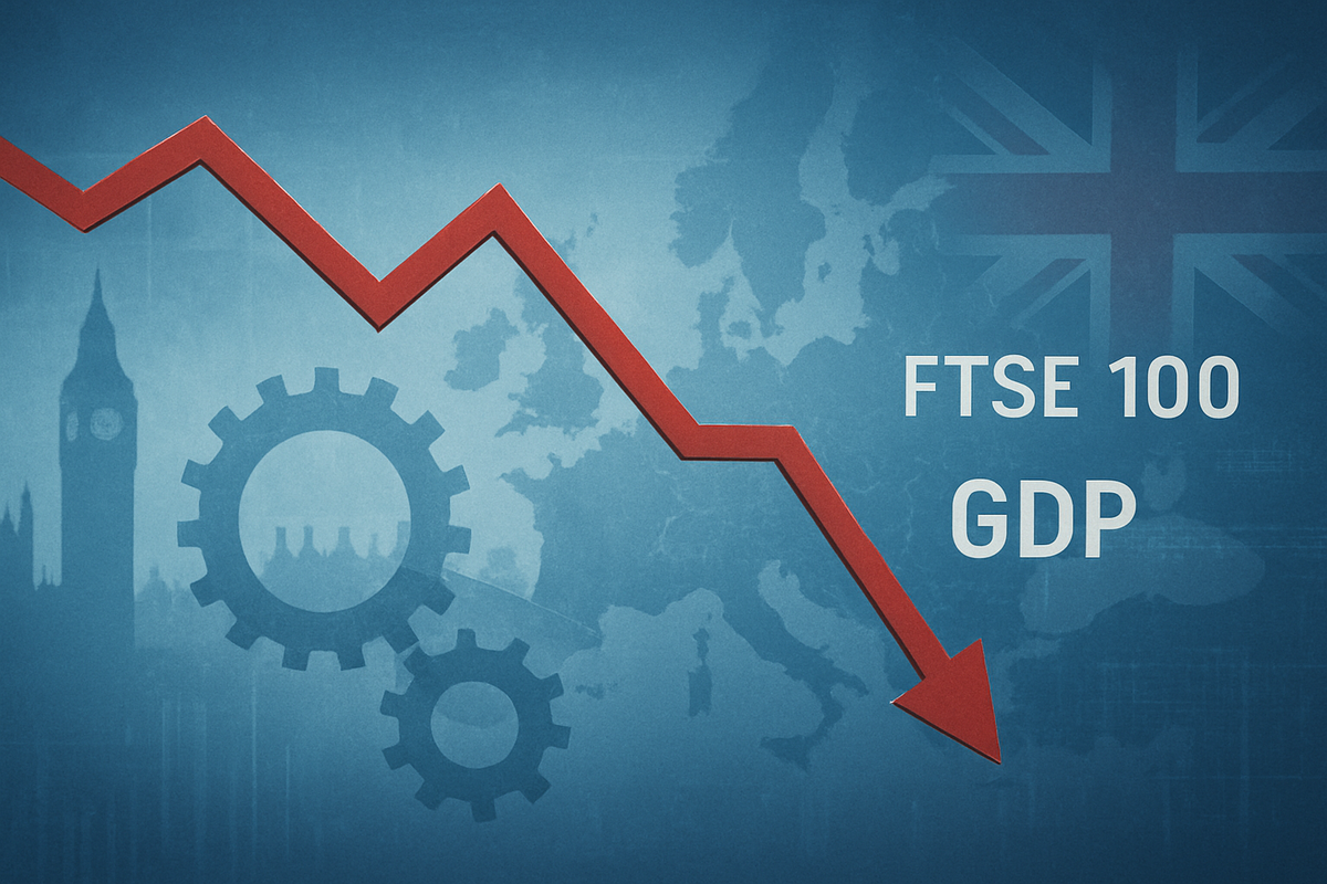 FTSE 100 Stumbles as UK GDP Growth Disappoints, Signaling Deeper Economic Woes