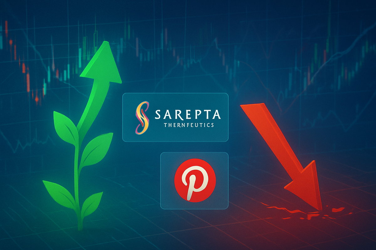 Analyst Ratings Send Ripples Through Markets: Sarepta's Resilience vs. Pinterest's Plunge