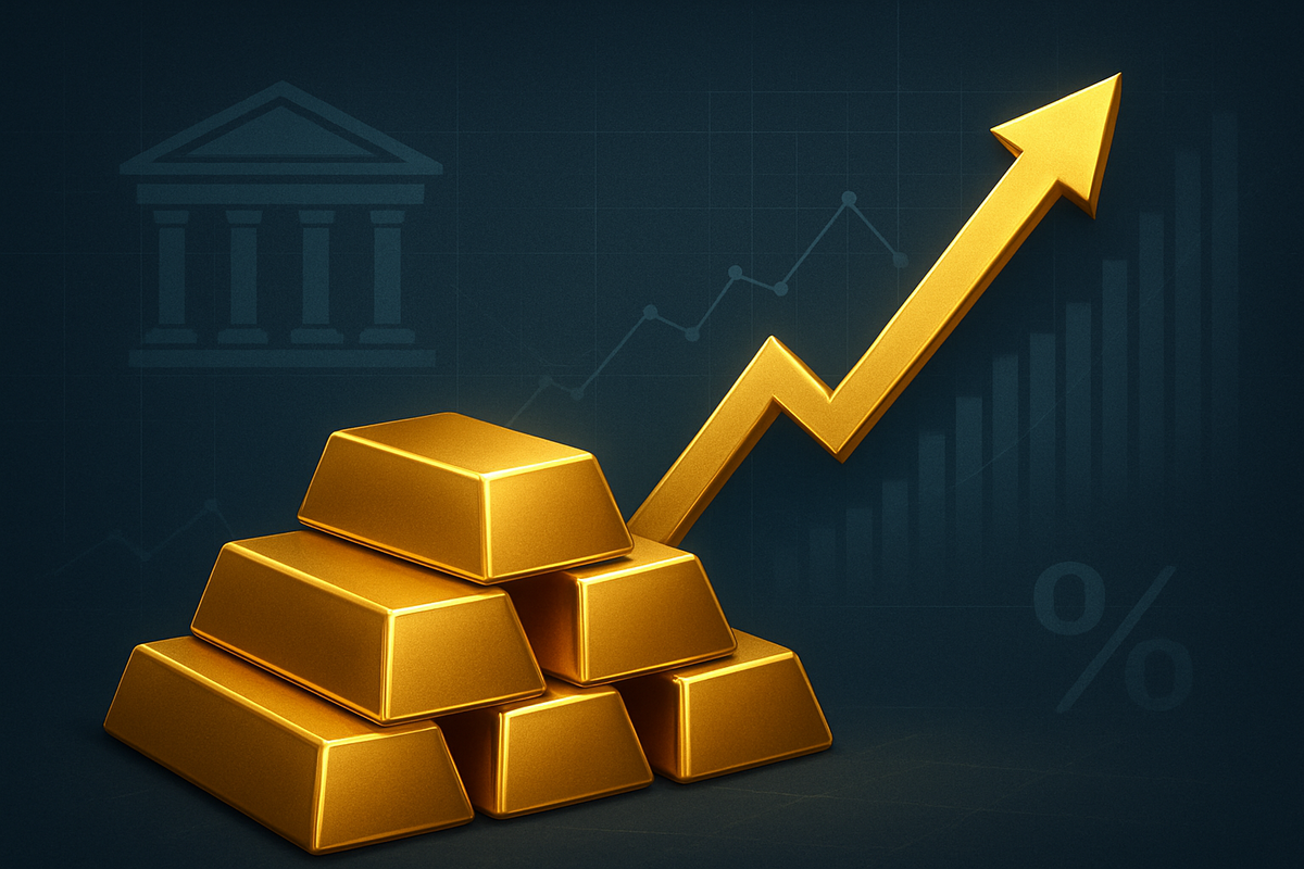 Gold Scales New Heights Amidst 'Fed Hopes' and Central Bank Buying Spree