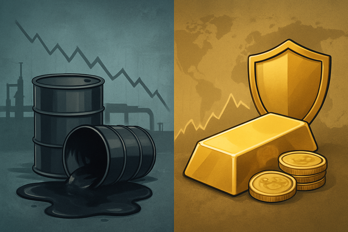 Navigating the Commodity Crossroads: Oil's Oversupply Woes and Gold's Safe-Haven Surge