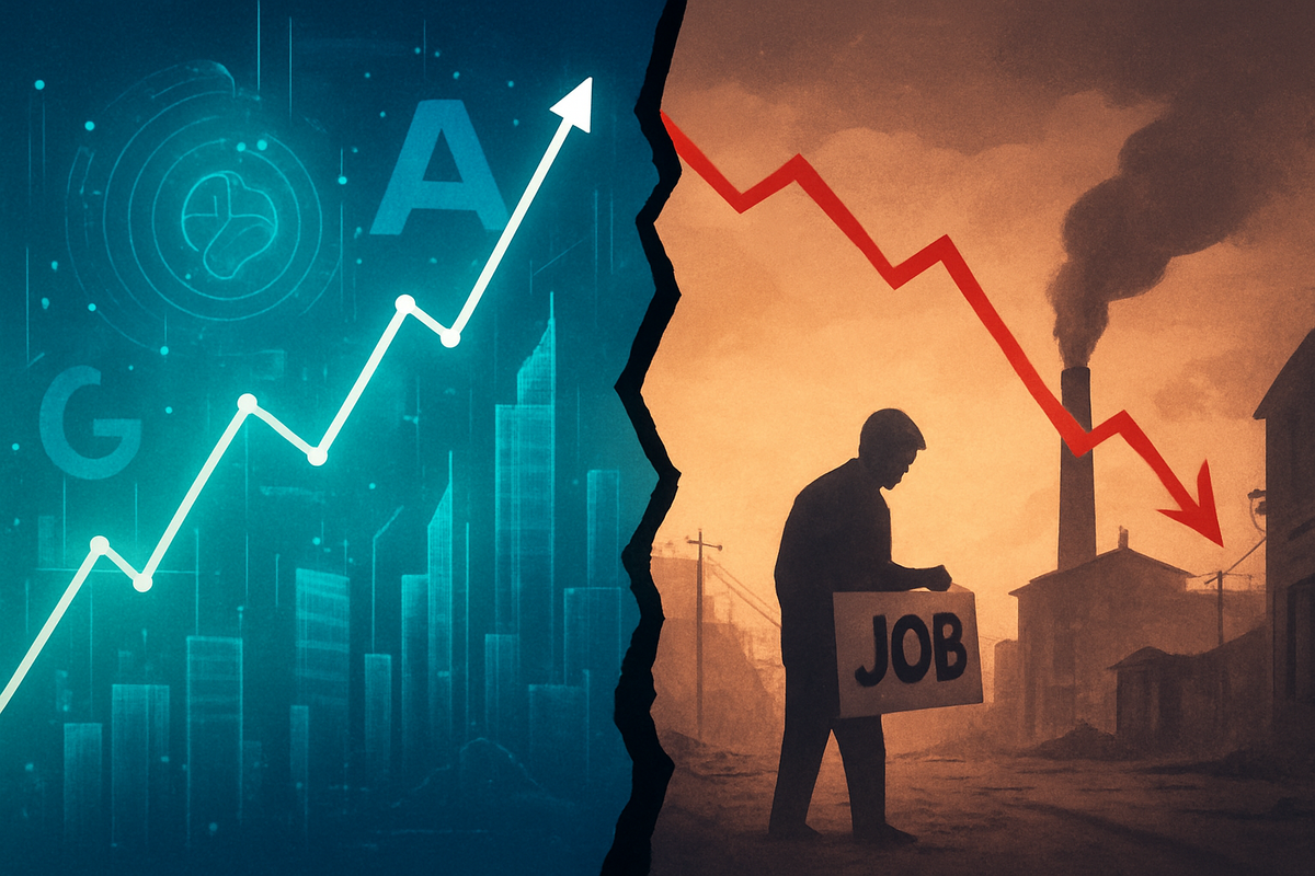 The Great Divergence: S&P 500 Soars While U.S. Economy Shows Cracks