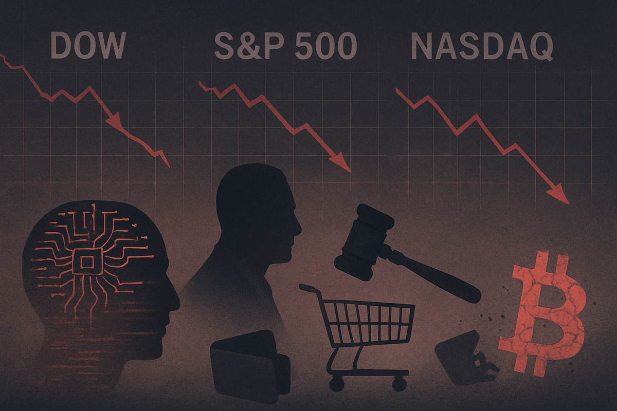 Market Tremors: S&P 500 Faces Longest Losing Streak in Months as AI Doubts and Fed Hawks Reign