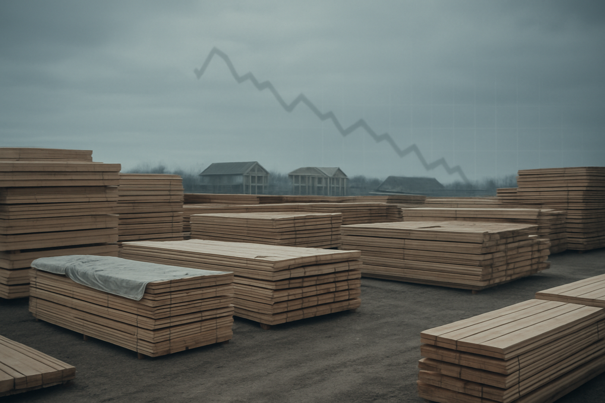 Lumber Market in Prolonged Slump: Construction Sector Faces Headwinds