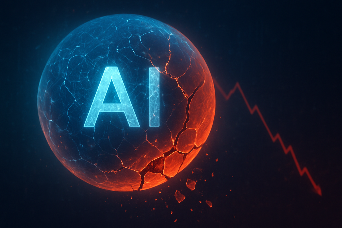 AI Bubble Fears Mount as Tech Stocks Tumble, Threatening Broader Market Correction
