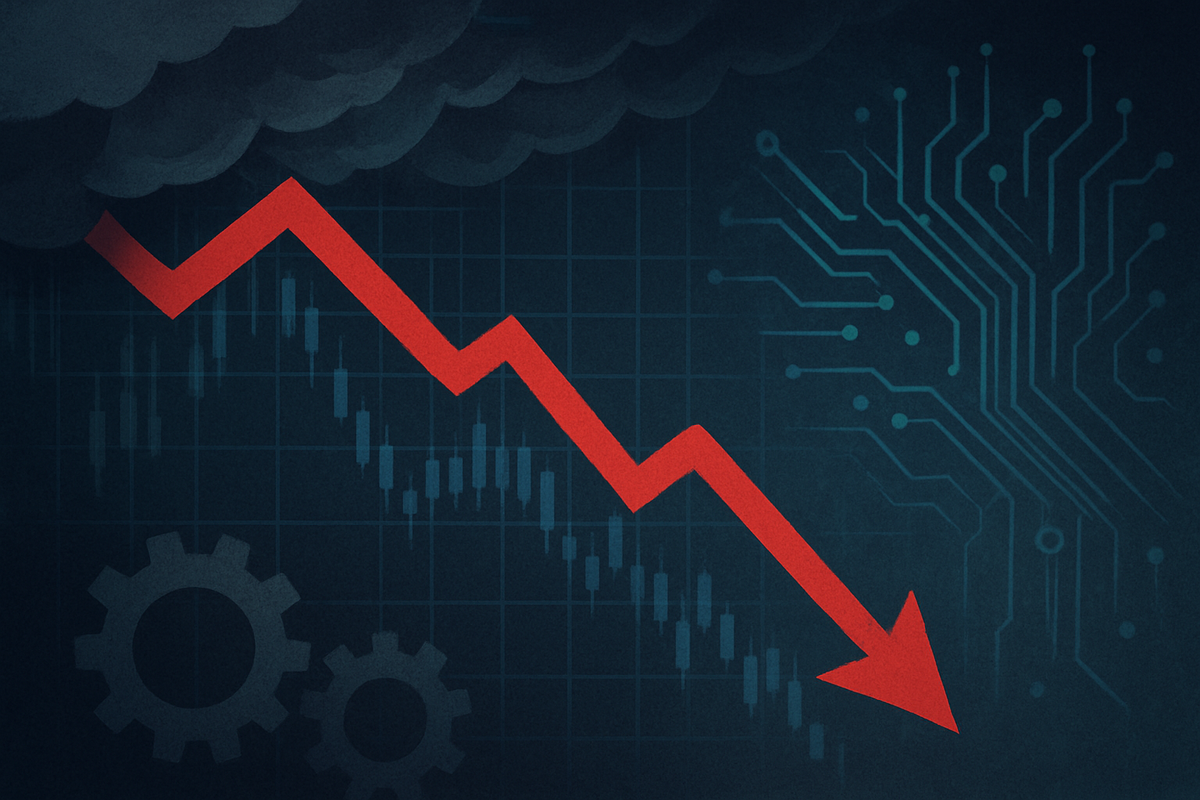 Dow Plunges 600 Points Amid Tech Slump and Economic Headwinds, Sparking Market Jitters