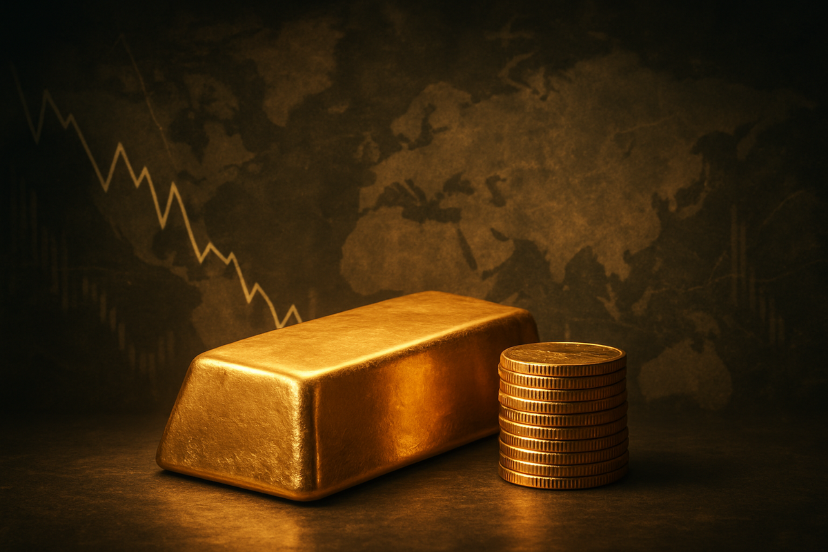 Gold Shines as Global Turmoil and Economic Jitters Fuel Safe-Haven Demand