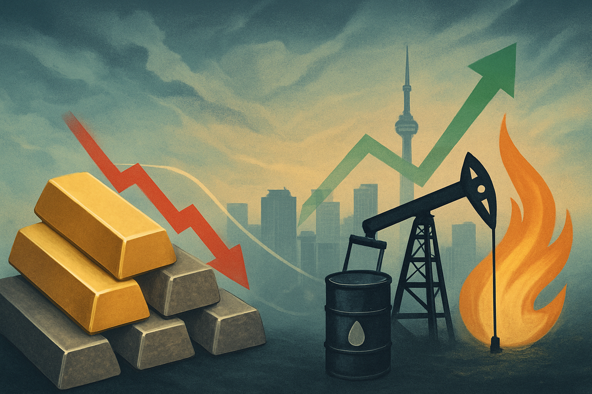 Canadian Markets Reel as Commodity Prices Drive TSX Slide, Global Sentiment Shifts