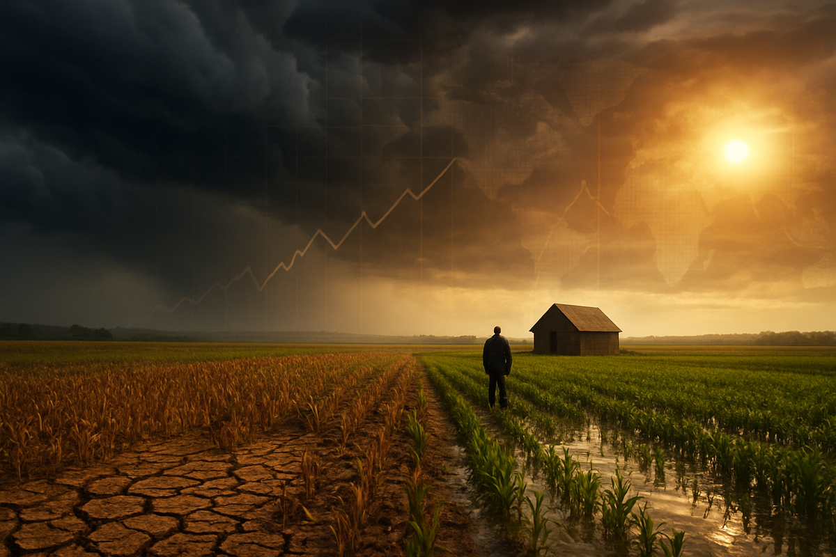 Climate's Grip on the Harvest: Unpacking Agricultural Commodity Volatility