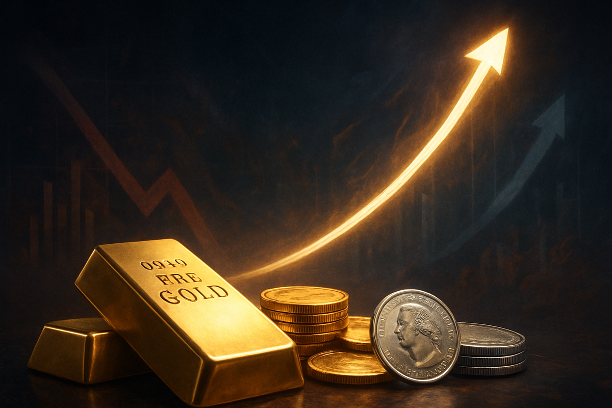 Gold and Silver Poised for Parabolic Surge After Recent Dip Amidst K-Shaped Economic Realities