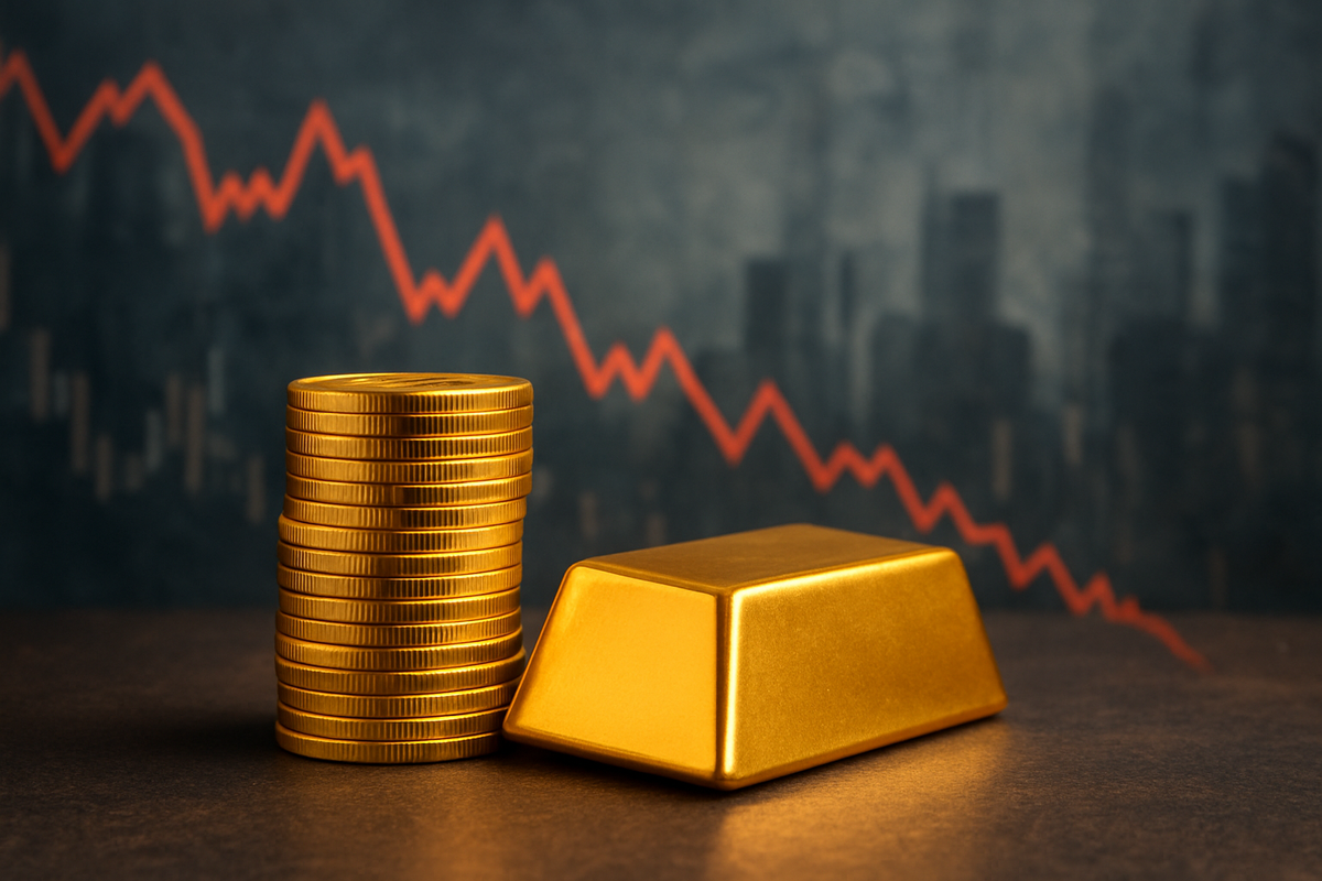 Gold Gleams as Investors Flee Wobbly Stock Market and Overvaluation Fears