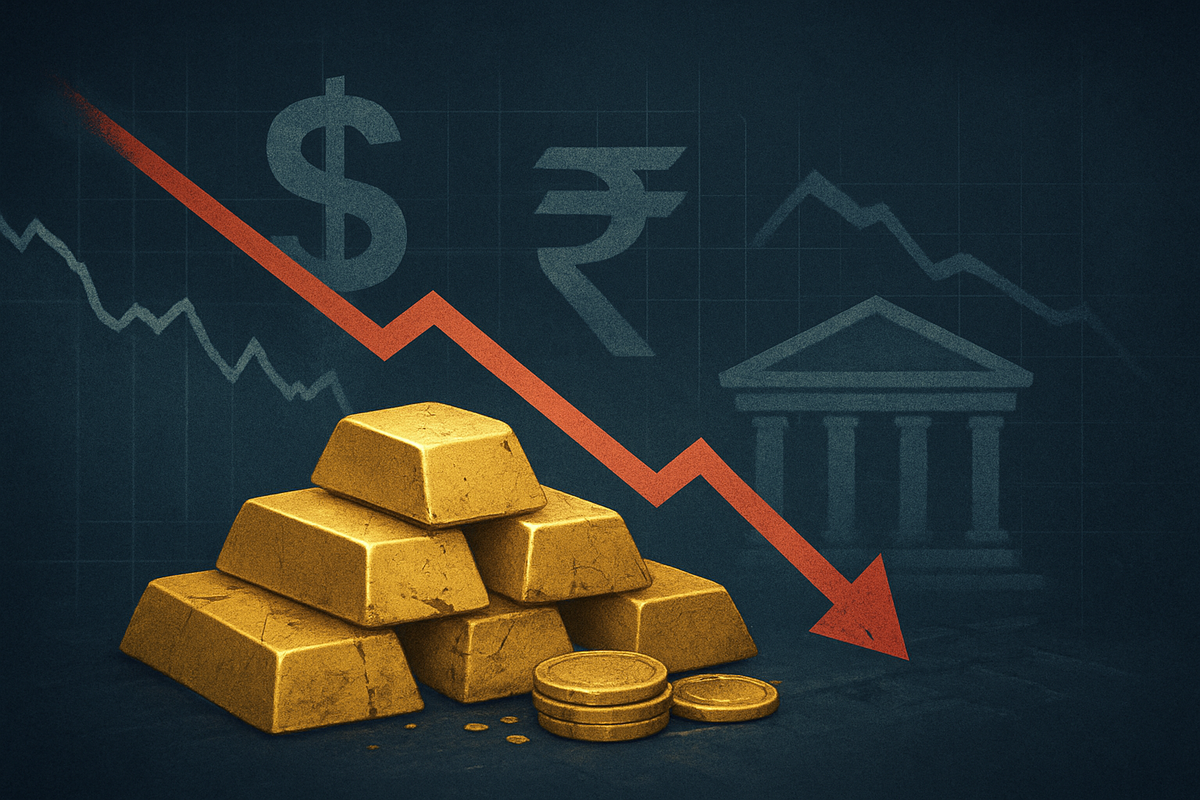 Gold's Glitter Fades: A Rs 1,000 Per Tola Drop Rocks the Market