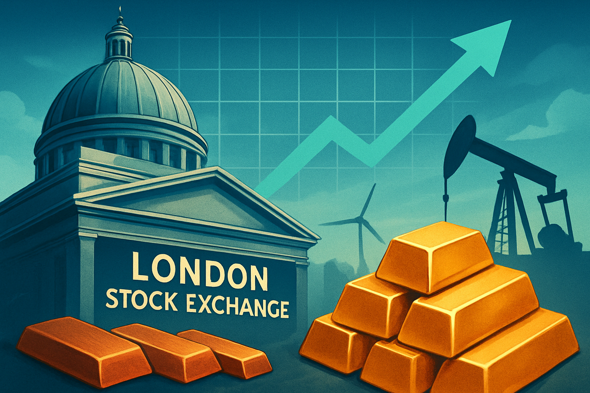 UK Shares Soar as Commodity Rally Fuels Energy and Mining Giants