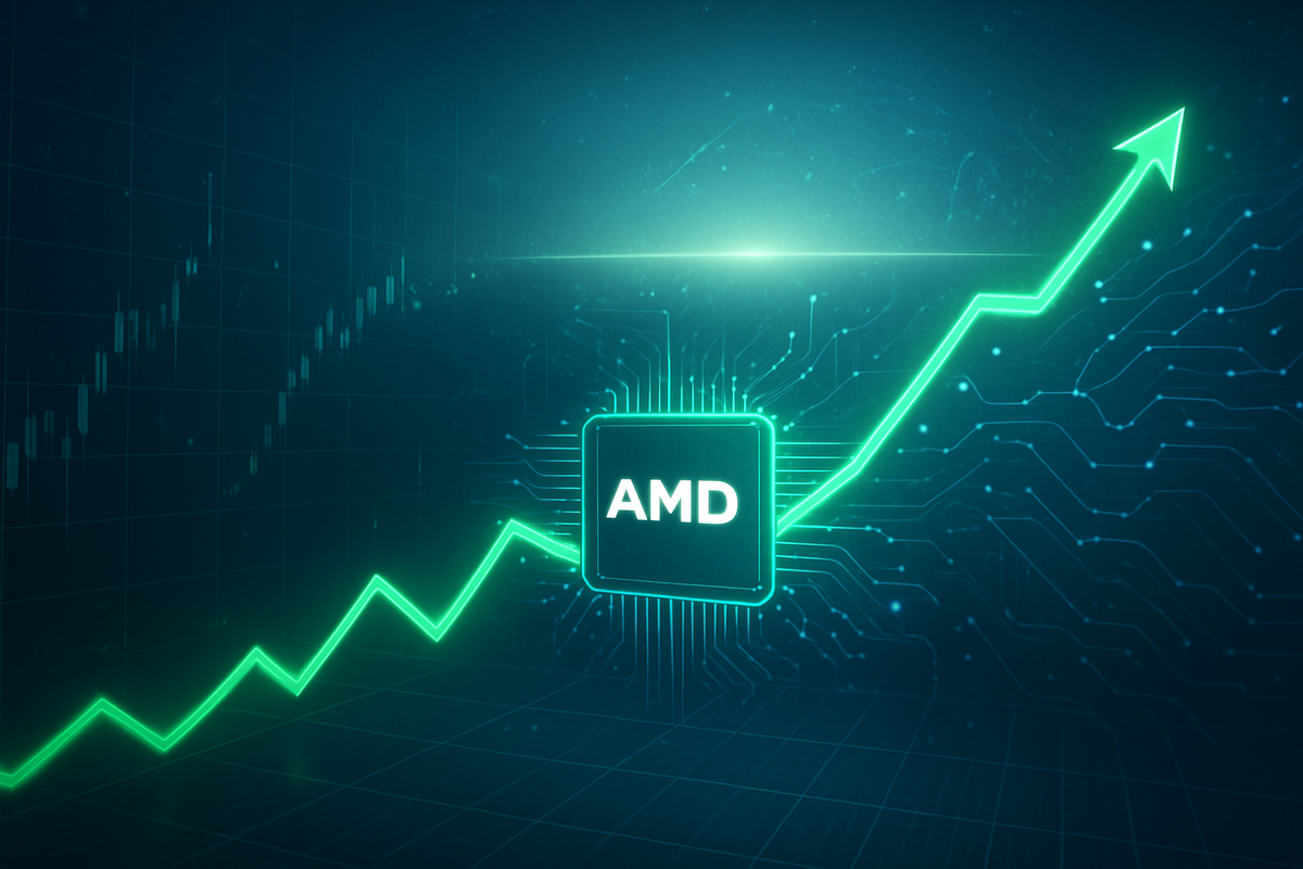 US Stocks Hover Near Record Highs as AMD's AI Ambitions Fuel Semiconductor Rally
