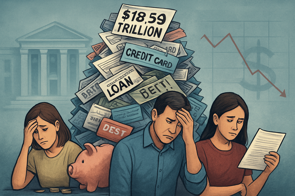 American Households Drown in Record Debt, Forcing Fed's Hand on Rate Cuts
