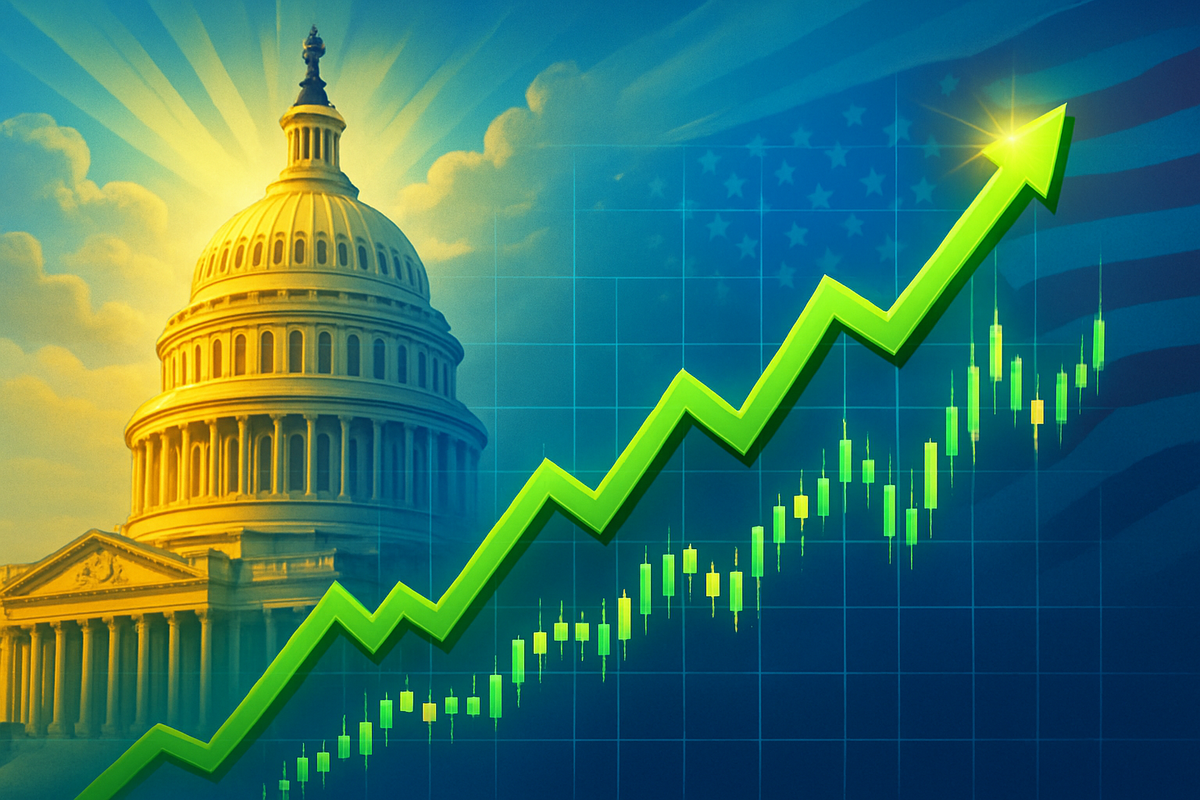 Dow Soars to New Record High as Government Shutdown Nears End