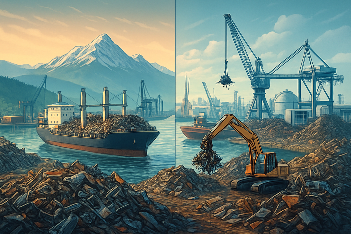 Scrap Metal's Two Coasts: A Tale of Diverging Fortunes and Global Trade Shifts