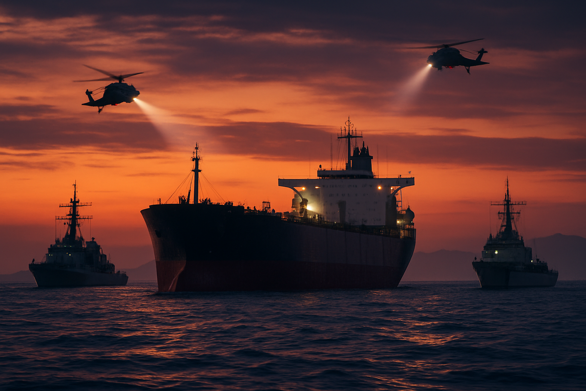 Caribbean Standoff: U.S. Tanker Quarantines Near Venezuela Drive Geopolitical Risk Premium