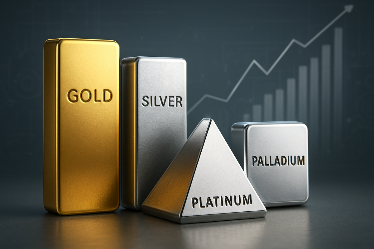 Precious Metals Surge: Gold, Silver, Platinum, and Palladium Flash Bullish Signals