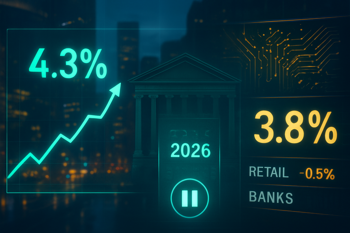 US Q3 GDP Surges to 4.3%: What It Means for the Fed and 2026 Rate Cuts