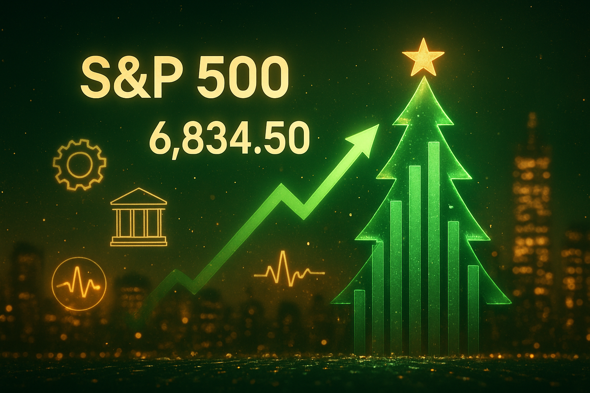 Wall Street Ignites Santa Claus Rally: S&P 500 Erases December Slump in Broad-Based Surge