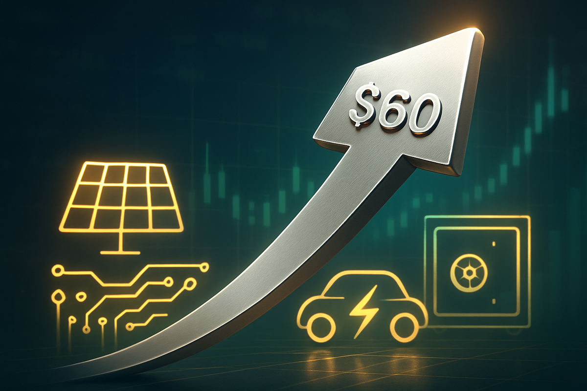 Silver Soars Past Historic $60 Mark, Fueling Market Frenzy Amidst Deepening Deficit