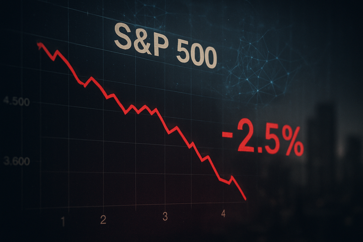 S&P 500 Stumbles into Four-Day Losing Streak Amidst Renewed AI Bubble Fears