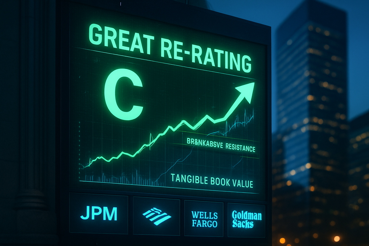 The Great Re-Rating: How Citigroup and the Banking Sector Conquered 2025