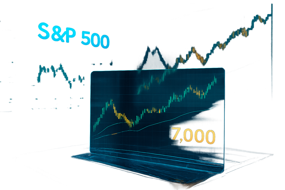 S&P 500 Hits Resistance Near 7,000: Technical Analysis Reveals Key Floors as Record-Breaking 2025 Winds Down