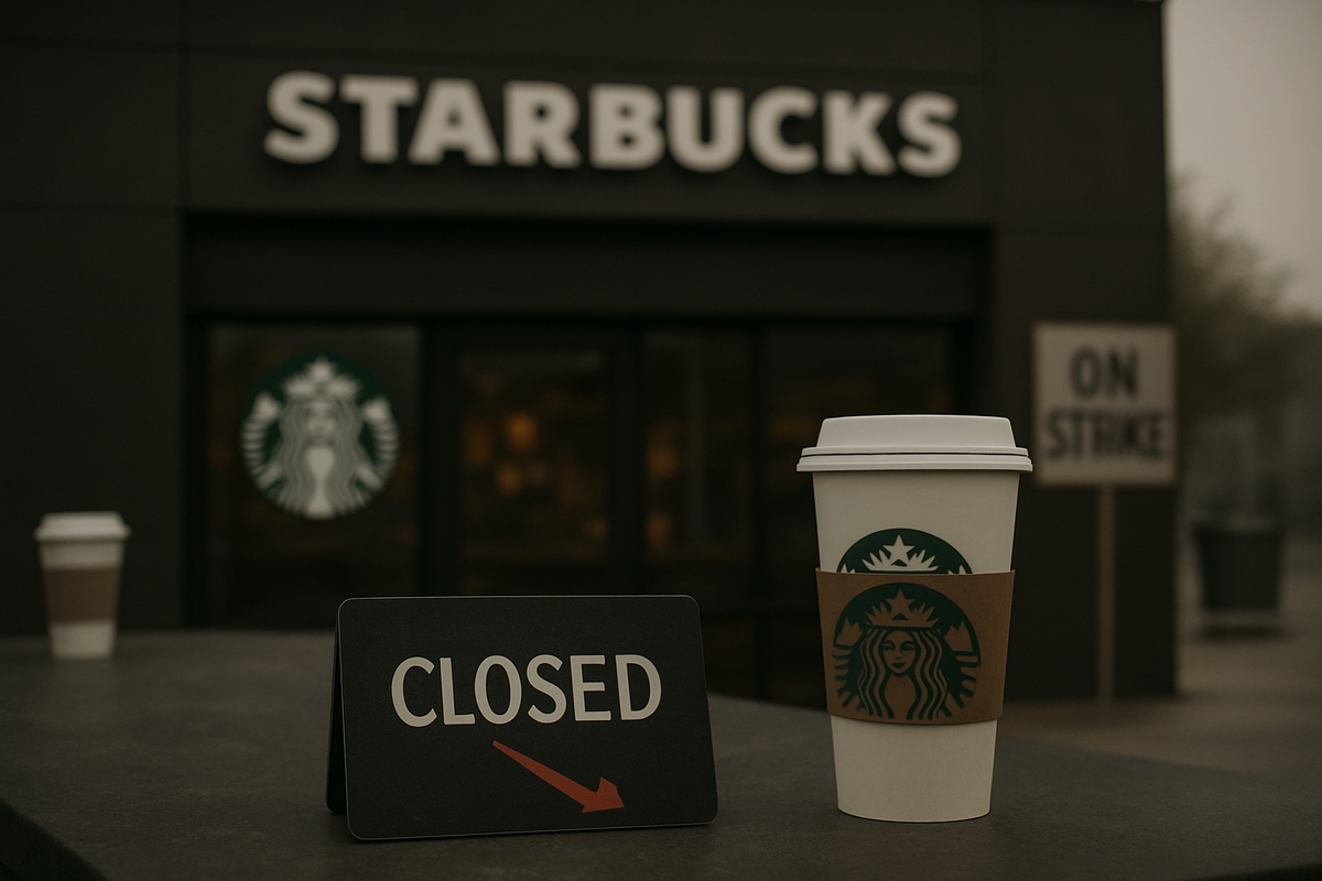 Starbucks (SBUX) Brews Trouble: Stock Plunges Amidst Sales Woes, Labor Unrest, and Fierce Competition