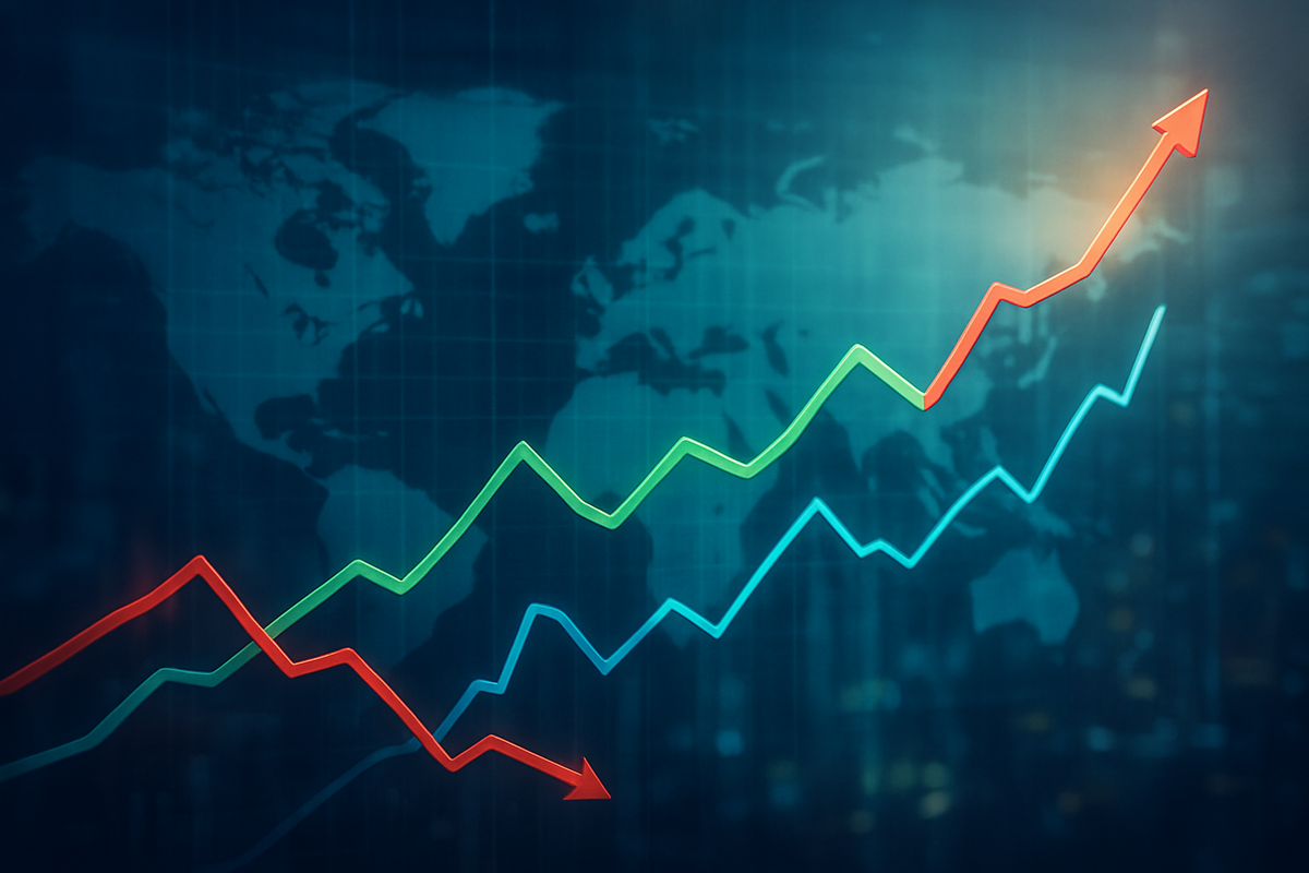 Navigating the Currents: Dow, S&P 500, and Nasdaq Chart Divergent Courses