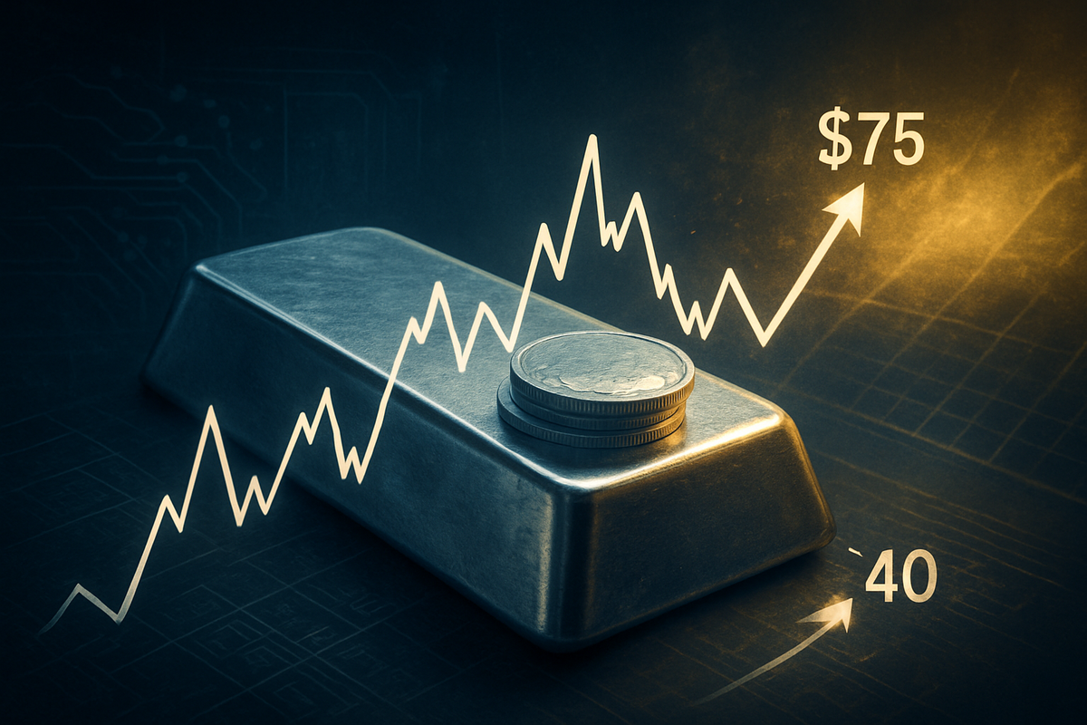 Silver on the Brink: McGlone's Forecast Puts Volatile Metal at a Crossroads of $75 or $40