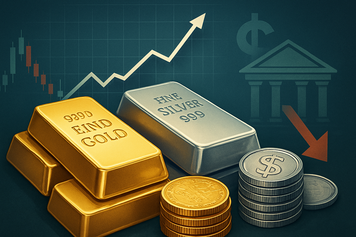 Gold Shines Bright: Precious Metals Surge to Multi-Week and All-Time Highs Amidst Rate Cut Speculation