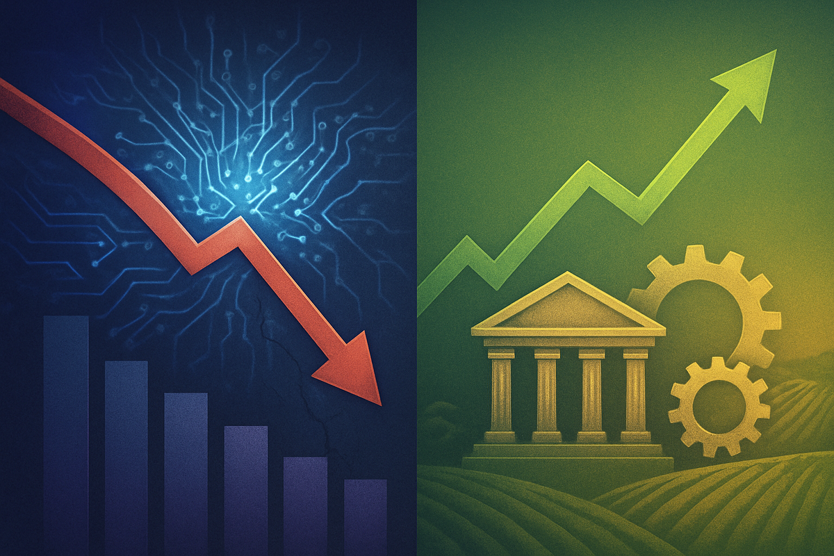 The Great AI Reckoning: Tech Stocks Face Selloff Amidst "Bubble" Fears and Value Rotation