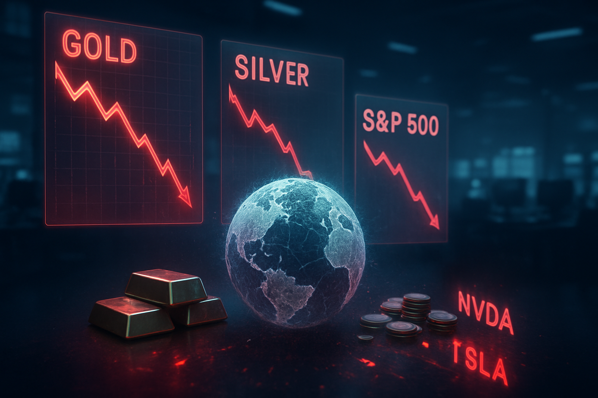 The Great Year-End Cooling: Stocks and Precious Metals Retreat in Rare Synchronized Sell-Off