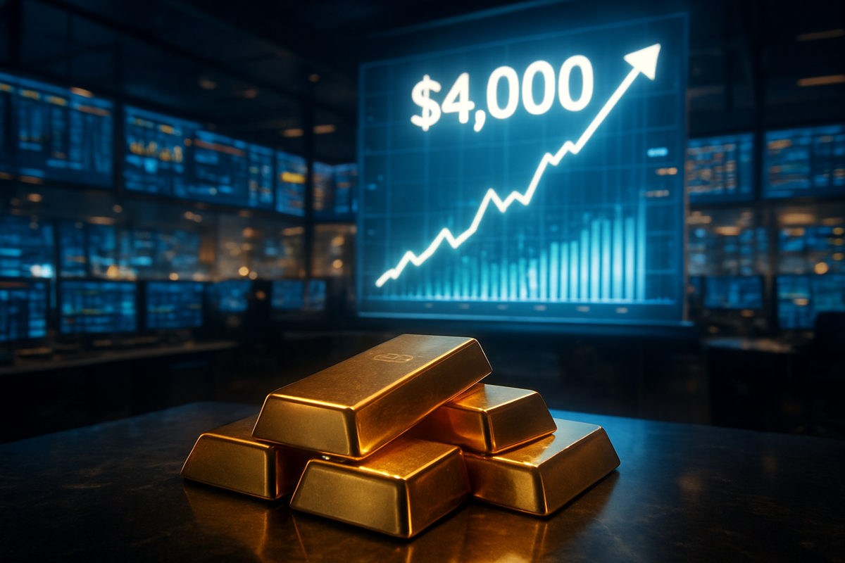 Gold Smashes All-Time High of $4,000 as Cooling Inflation and Plunging Yields Ignite 'Yellow Fever'