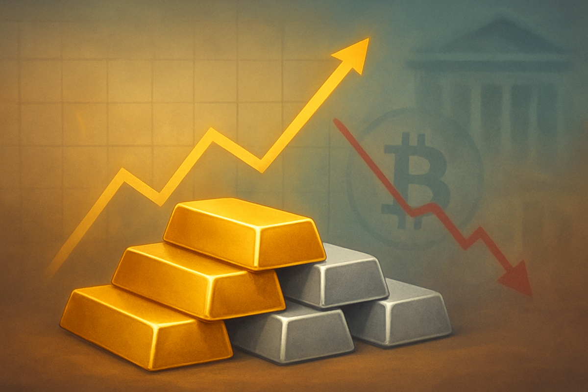 Gold and Silver Shine as Monetary Policy Shifts, Outperforming Bitcoin in a New Economic Climate
