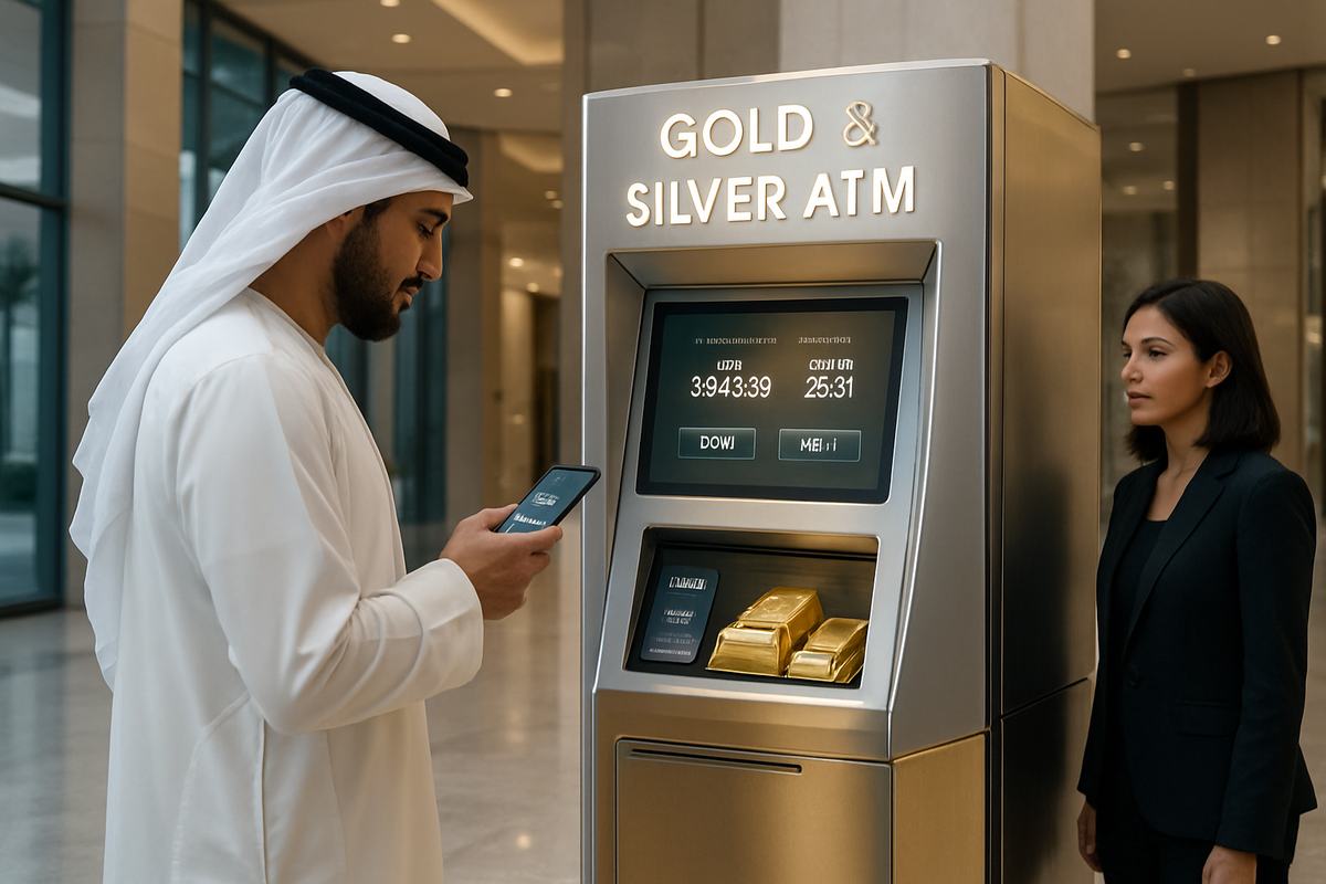 UAE Ushers in New Era of Precious Metal Access with Fintech Gold and Silver ATMs