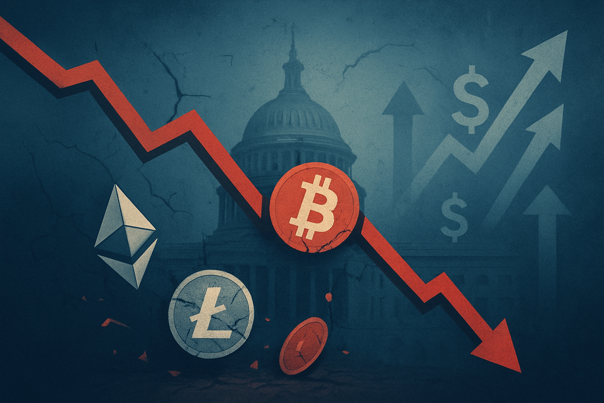 Crypto Market Plunges Amidst Soaring US Debt and Rising Funding Costs, Sending Shockwaves Through Financial Markets