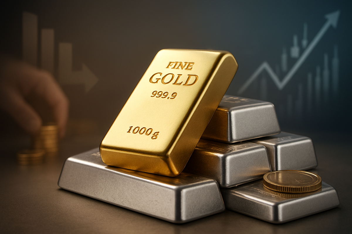 Gold and Silver Face Downward Pressure as Traders Take Profits Amid Rising Risk Appetite