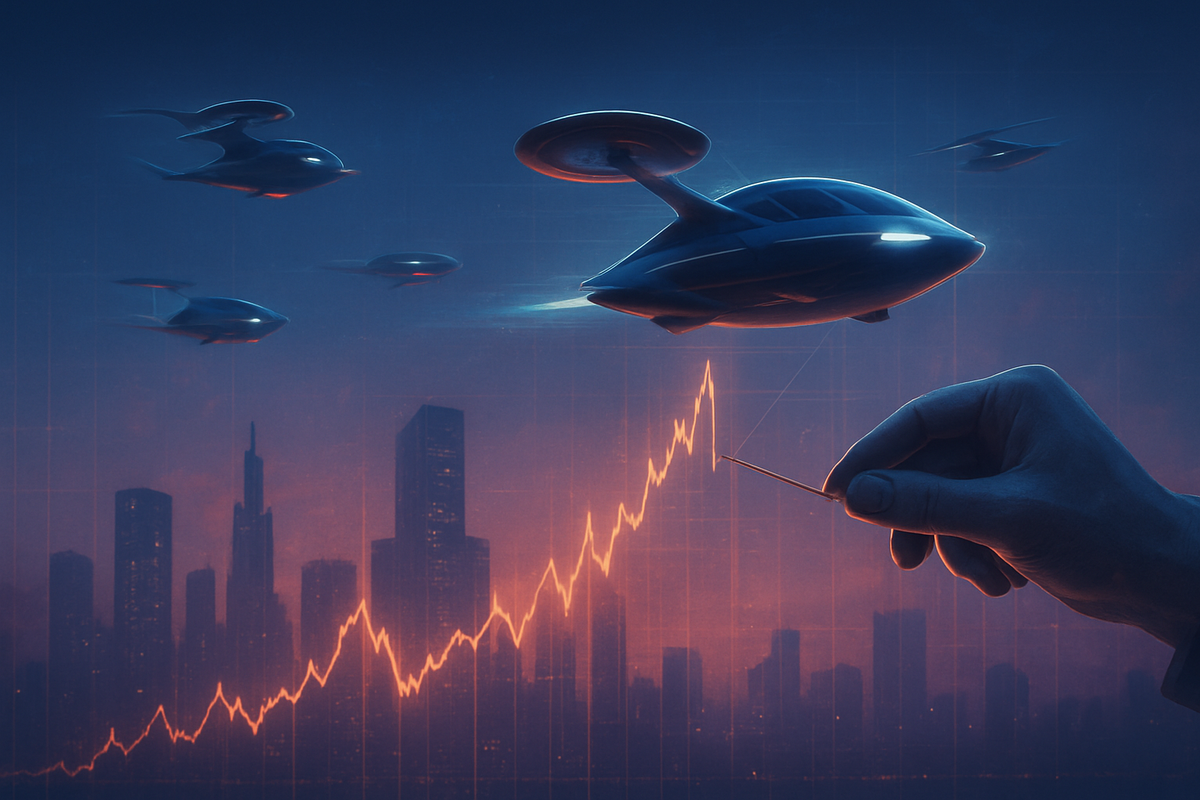 Goldman Sachs Sounds Alarm on "Overhyped" Flying Car Stocks Amid Retail Investment Frenzy