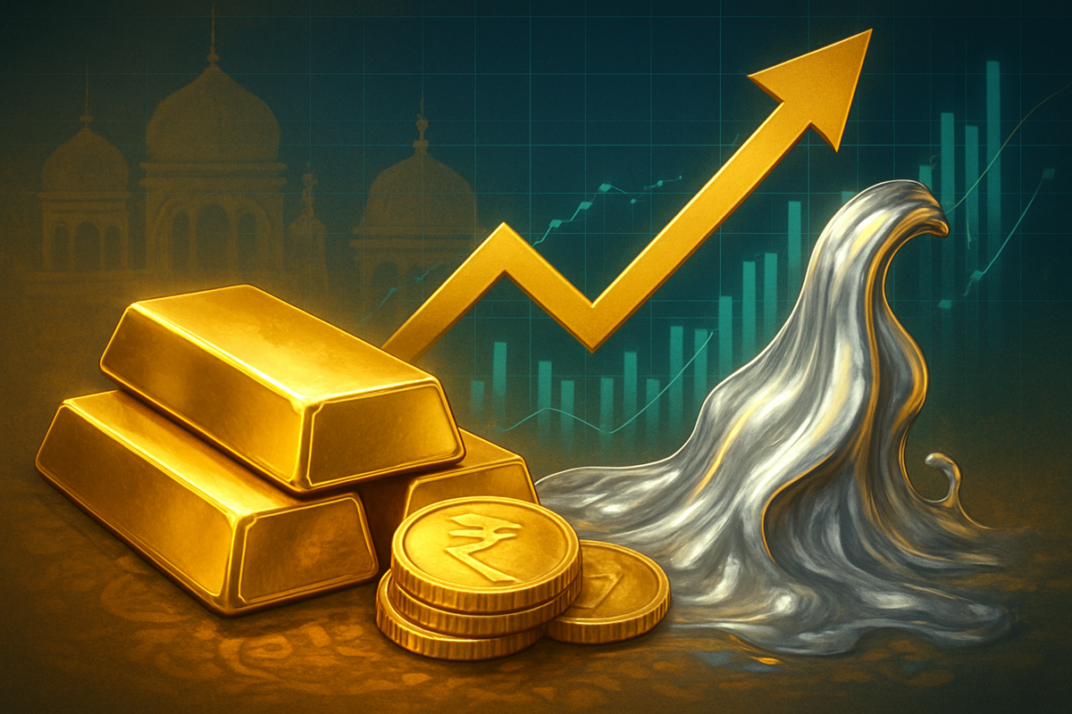 Indian Market Sees Silver and Gold Prices Surge to Record Highs: What's Driving the Precious Metal Rally?