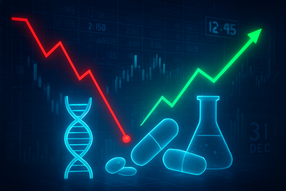 Biopharma’s Year-End Rollercoaster: Mereo Plummets 90% as BioMarin Seals $4.8 Billion Amicus Deal