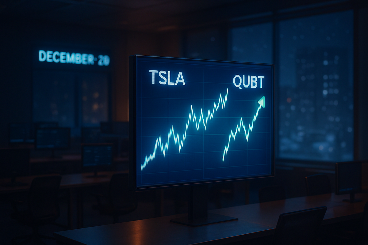 The Holiday Paradox: Why ‘Quiet’ Markets Are Producing Explosive Gains in Tesla and QUBT