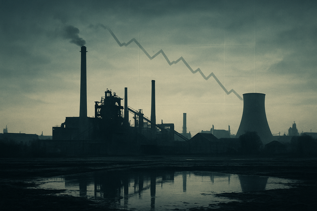 European Industrial Output Stumbles Unexpectedly in Italy and Slovakia, Raising Broader Economic Concerns