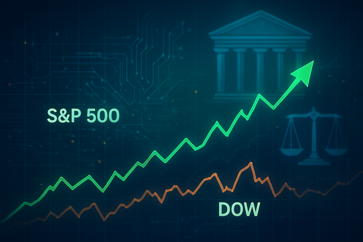 Markets Hold Breath as Fed Rate Decision Looms Amidst S&P 500's Record Push and Dow's Mixed Start