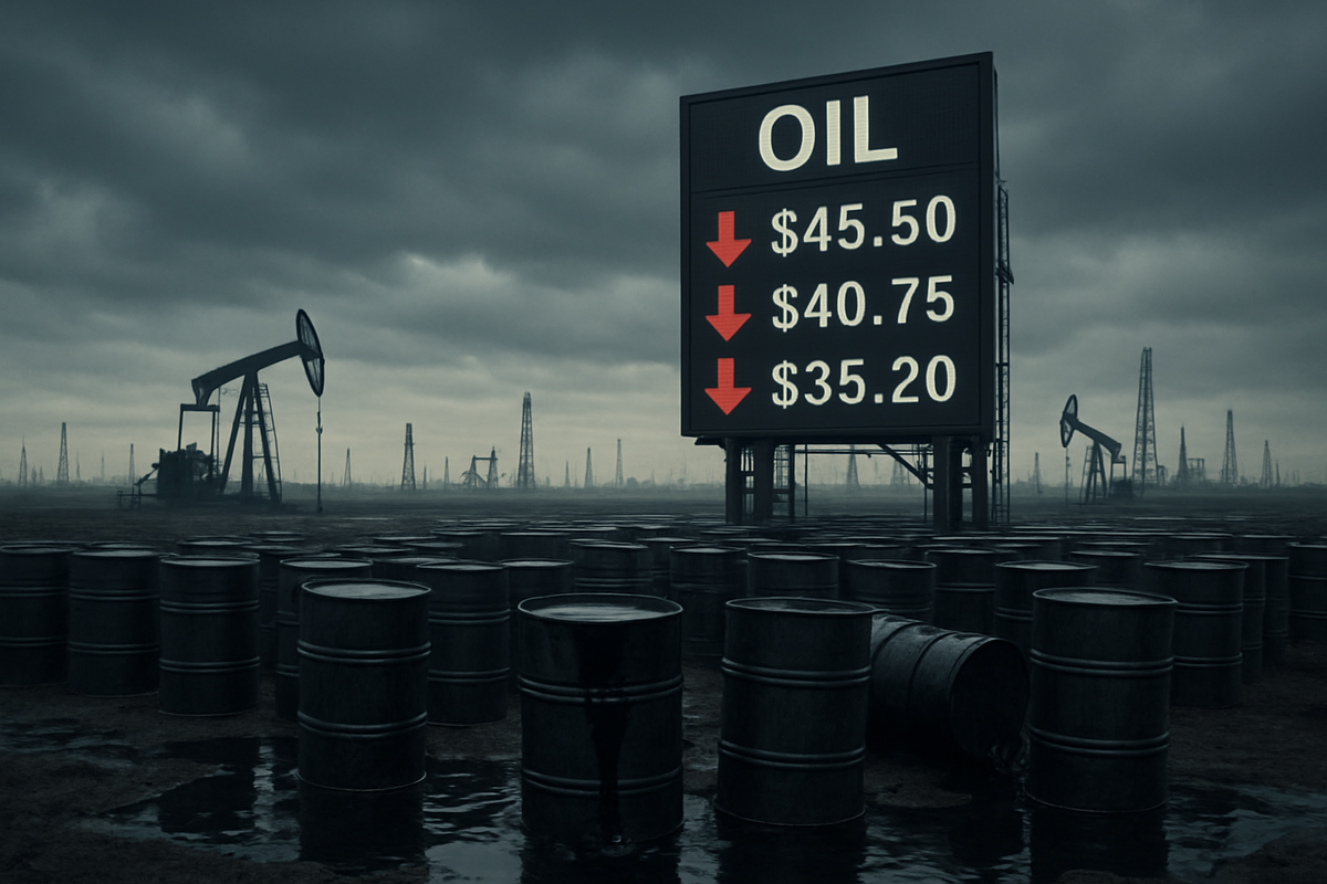 Global Oil Market Drowns in "Super Glut" as Prices Plummet to Multi-Year Lows