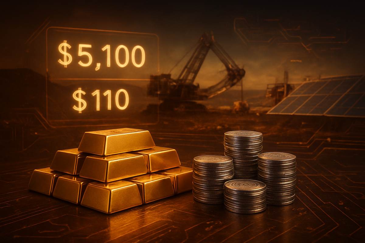 Gold at $5,100, Silver at $110: The Precious Metals Super-Cycle of 2026 Redefines the Mining Industry
