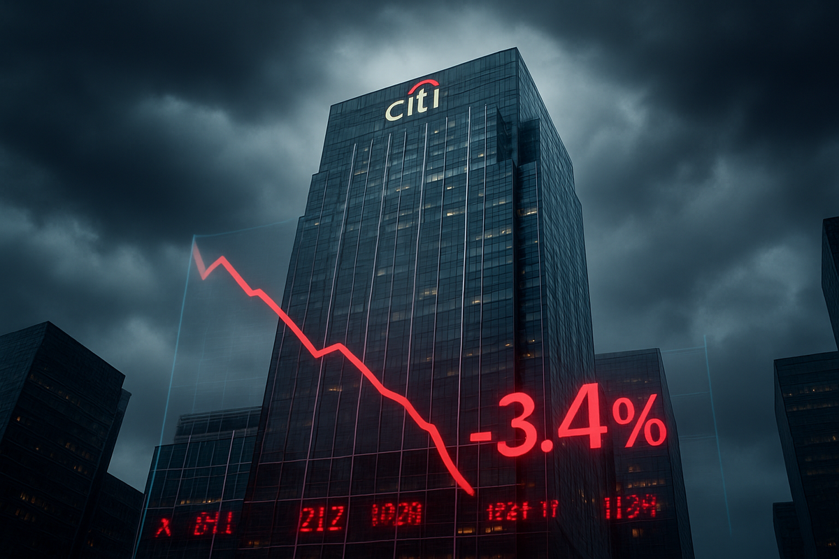 Citigroup Shares Tumble 3.4% as Q4 Earnings Collide with Credit Rate Caps and Geopolitical Turbulence