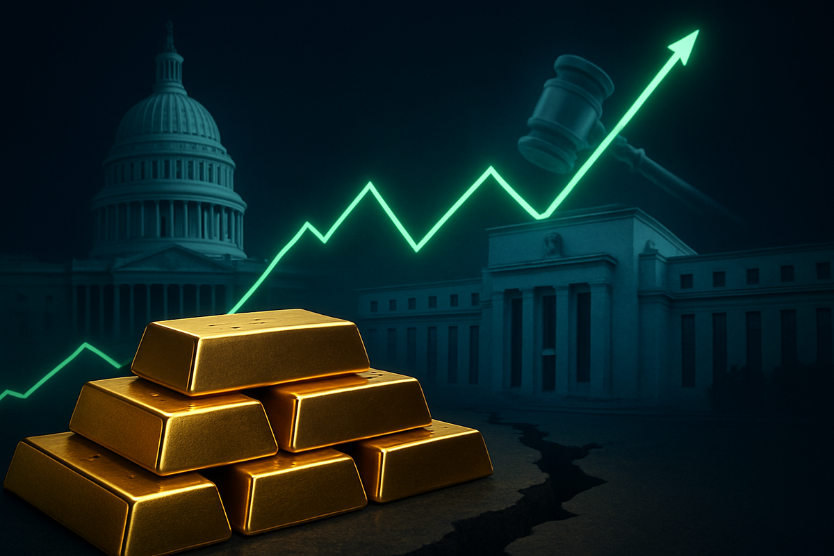 Gold Hits Record $4,600 as White House-Fed Feud Triggers Market Chaos